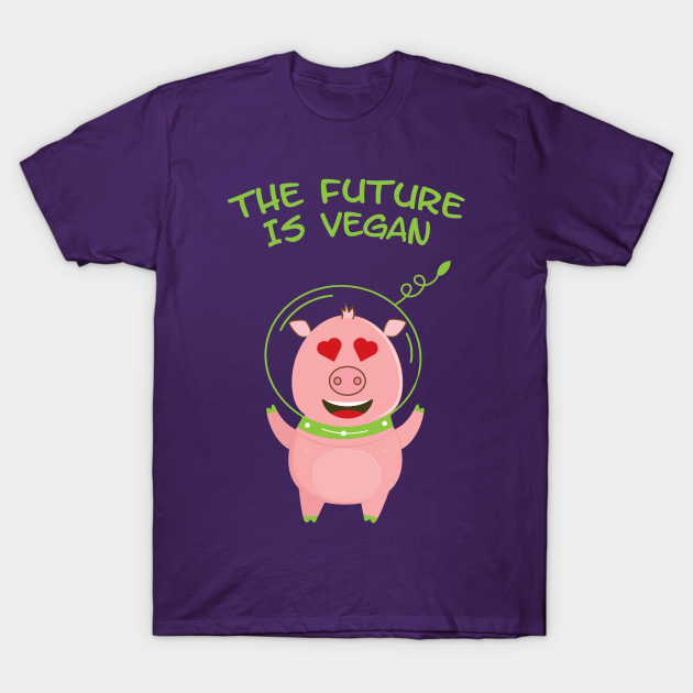 the future is vegan t shirt